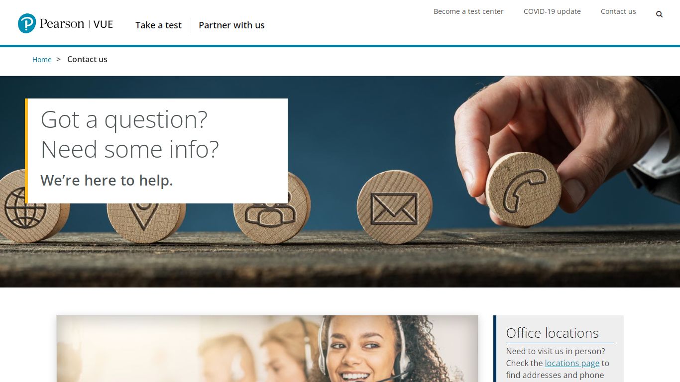 Contact Pearson VUE